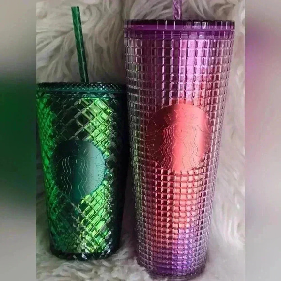 💚Starbucks Studded Cup Bundle - Picture 4 of 7